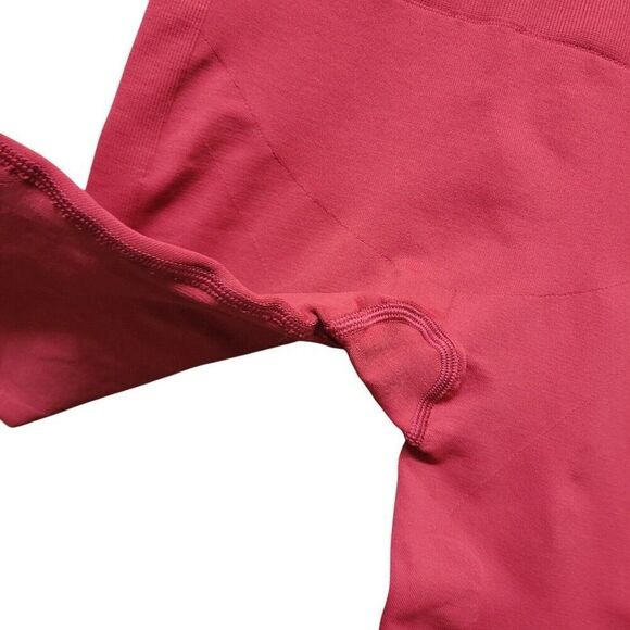 Lululemon Zone In Crop Size 6 Red‎ Seamless High Rise Yoga Leggings - Picture 14 of 16